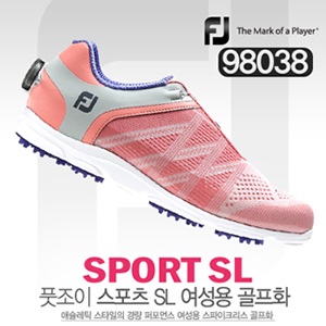 [풋조이/아쿠쉬네트코리아 정품] FOOTJOY SPORT SL 스포츠 SL 여성용 골프화 [98038]